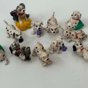 Vintage 1996 Disney 101 Dalmatians Figurines Mixed Lot of 11